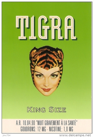 A warning on a pack of cigarettes