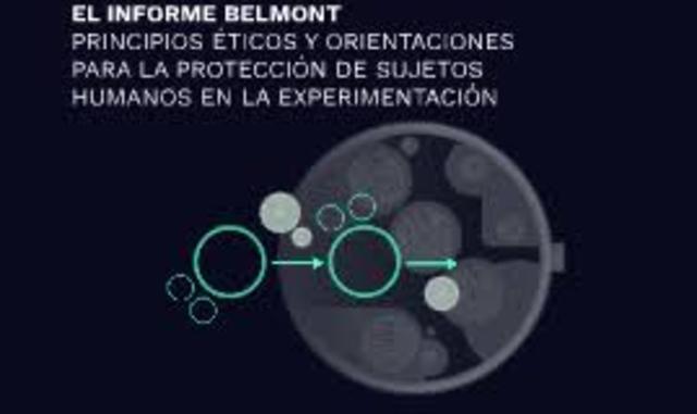 Emisión del Informe Belmont
