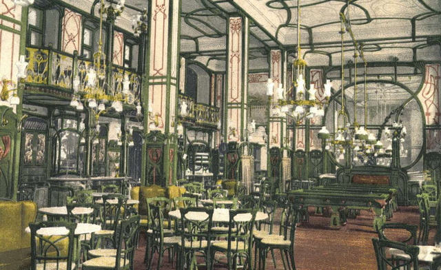 Megismerkedése Diósyné Brüll Adéllal a nagyváradi EMKE kávéházban