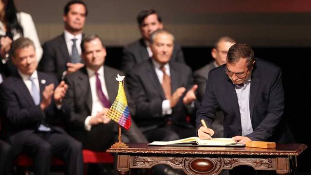 Entrega del acuerdo de Paz a las Naciones Unidas