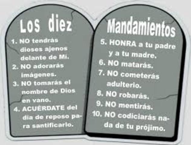 LOS DIEZ MANDAMIENTOS DE LA LEY DE DIOS