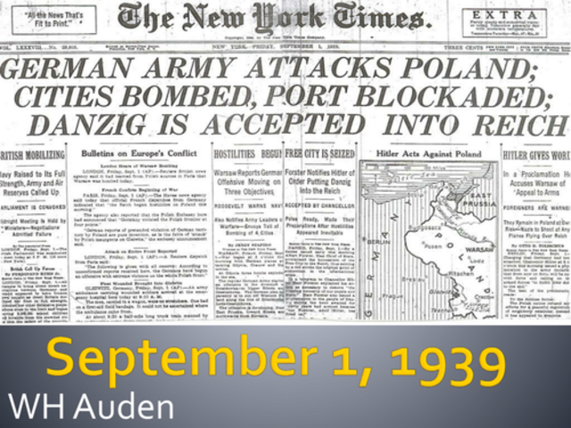 The Day World War Two Started