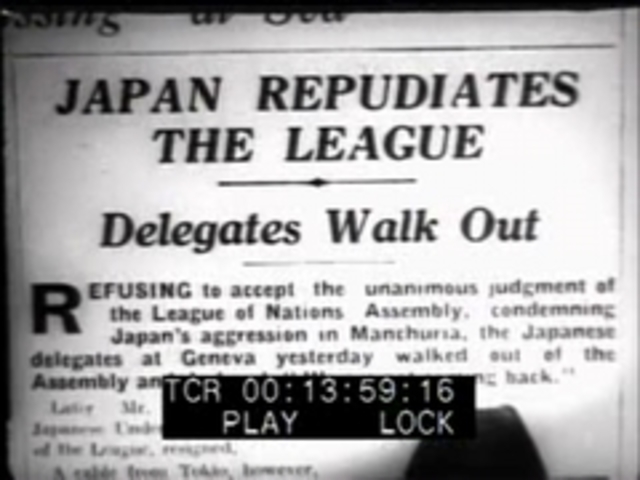Japan Withdraws From the League of Nations