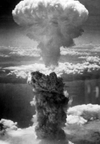 Atomic Bomb dropped on Hiroshima, Japan.