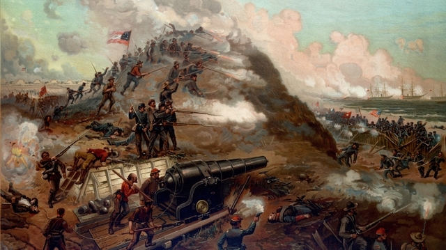 Assault and capture of Fort Fisher, North Carolina.