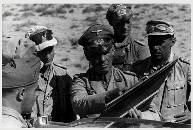 Rommel's Afrika Korps attacked