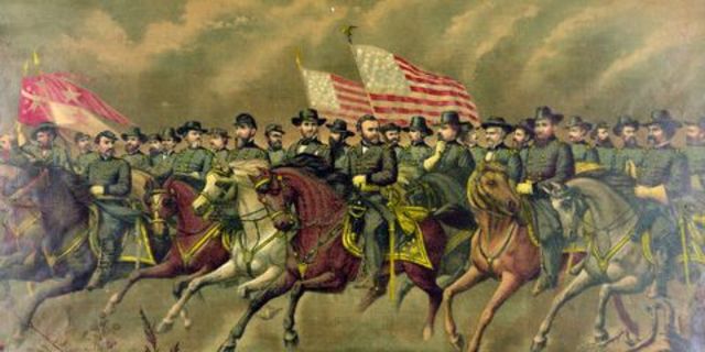 Grant Wins at the end of the Civil War