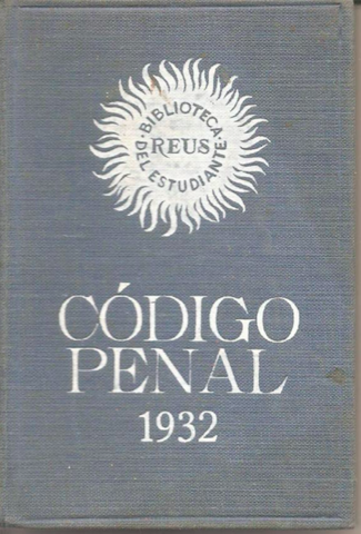 Publicación de un nuevo código penal