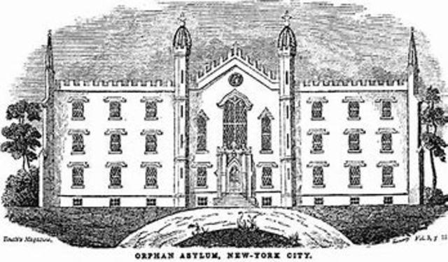 Opening of The New York Orphan Asylum Society