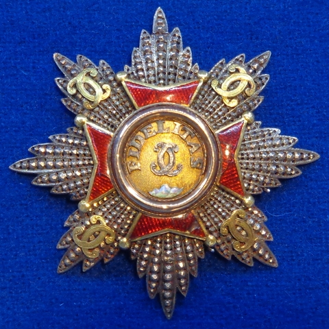 Receives Star of Order of Fidelity