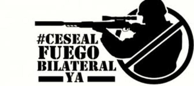 Firma del cese definitivo del fuego en La Habana, Cuba