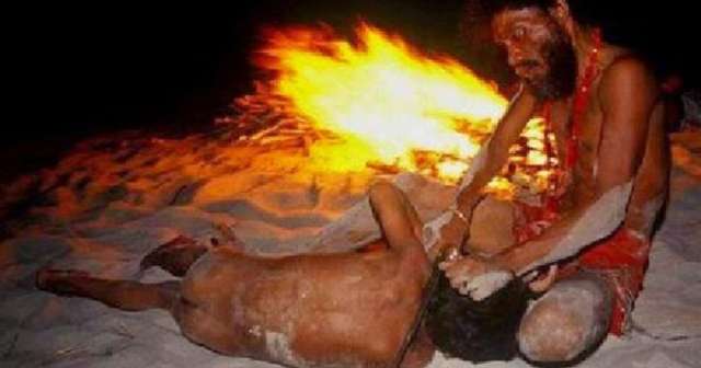 George Donner and Others resort to Cannibalism