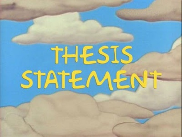 Thesis Statement