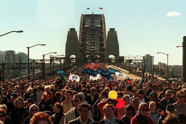 March across Sydney Harbour Bridge