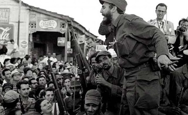 Fidel Castroarriba a La Habana