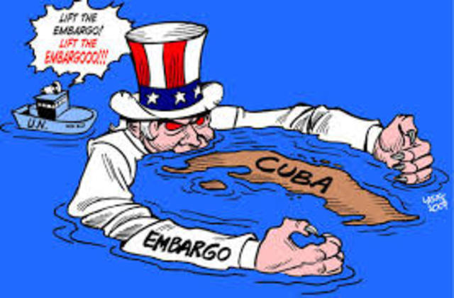 Estados unidos bloquea a Cuba