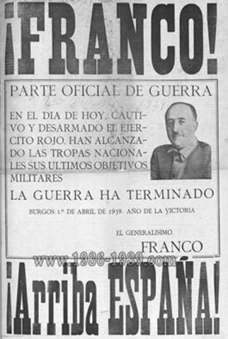 Fin de la Guerra Civil Española