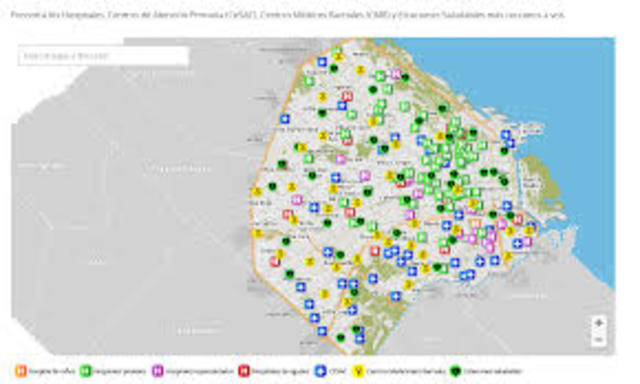 Ubicación  en mapas