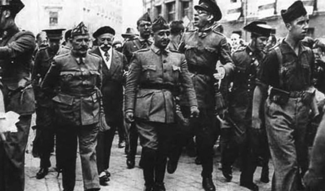 Sublevación militar contra la IIª República