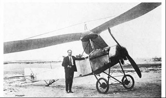 Primer vuelo efectivo del autogiro de la ciervo