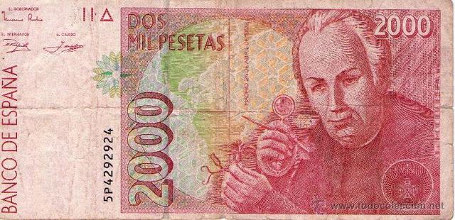 ES LLIURE DEL SERVEI MILITAR PAGANT 2.000 pesetas