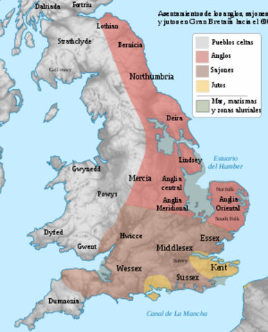 Inician las oleadas de invasión sajona a Inglaterra