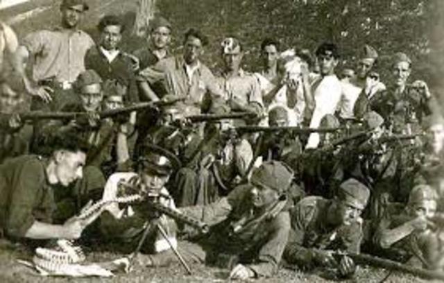 Inicio del movimiento de los "maquis"