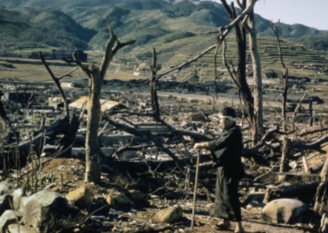 U.S. drops bombs on Japenese cities