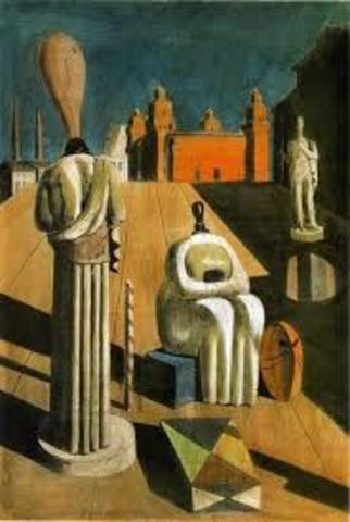 (Pintura metafísica) Musas inquietantes - Chirico