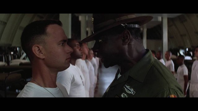 Gump enlists in the military