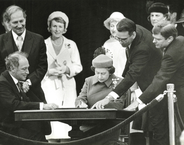 Creation of Canadian Charter of Rights and Freedoms