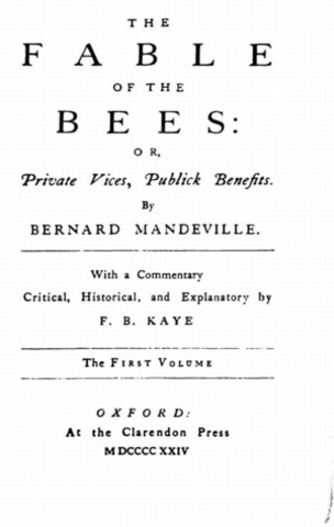 Fable of the Bess; Or, Private vices, Publick Benefits