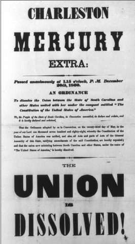 Secession of Southern States from the Union