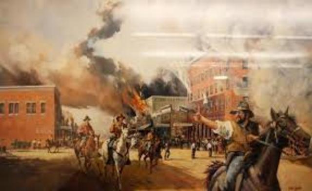 Sacking of Lawrence, Kansas by Confederates