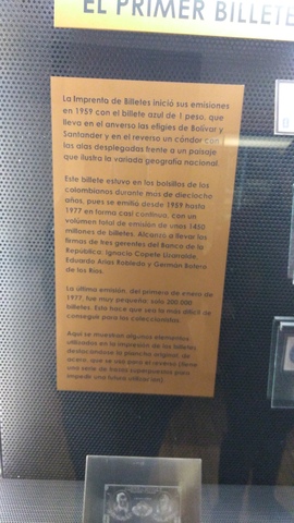 La emisión del primer billete