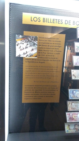 Los billete de Bogotá