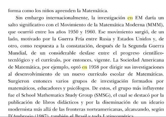 Grupo School Mathematics Study Group (SMSG).