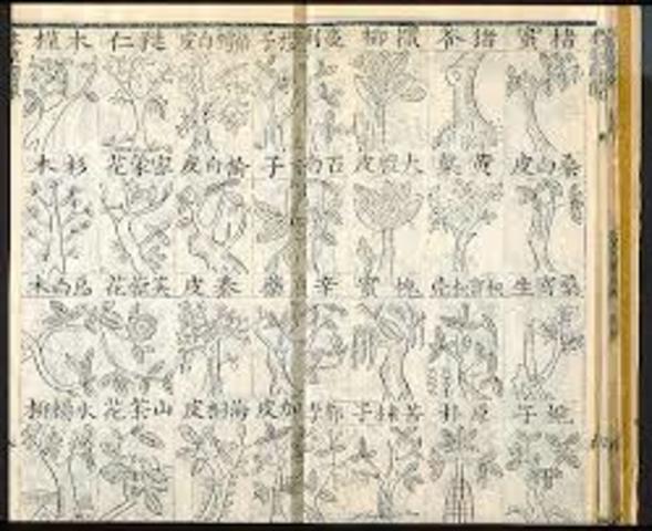 Farmacopea china por Shen Nung