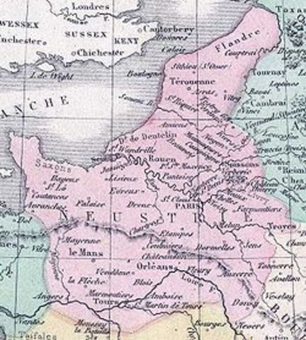 Liderà l'exercit de Nèustria