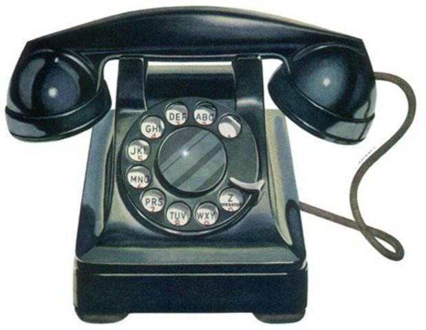 The first to use the telephone.