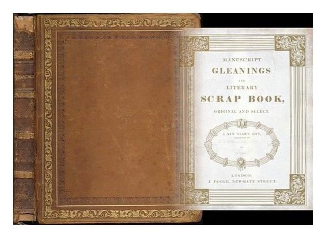 John Poole publica el "Manuscript Gleanings and Literary Scrapbook".