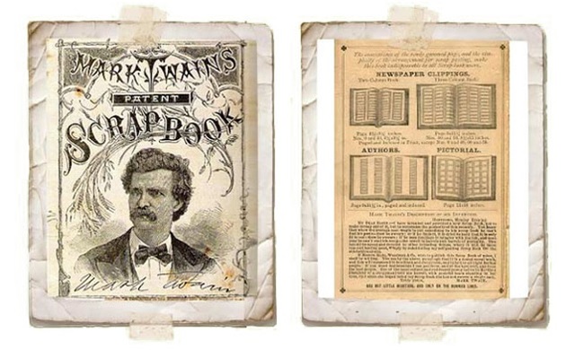 Marc Twain popularitza els "Scrapbook albums"