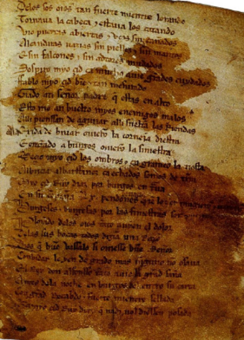 El cantar de Mío Cid