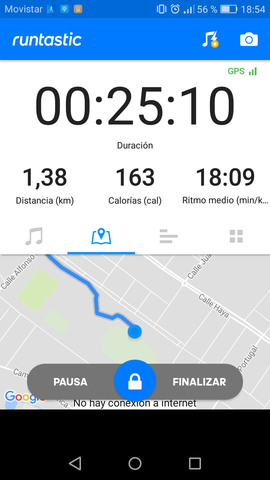 Andando al polideportivo