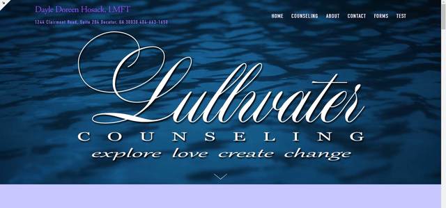 Lullwater Counseling Website