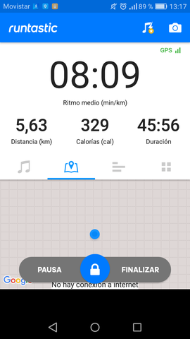 Corriendo con el instituto