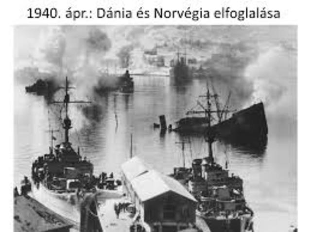 Dánia, Novégia és Franciaország megszállása