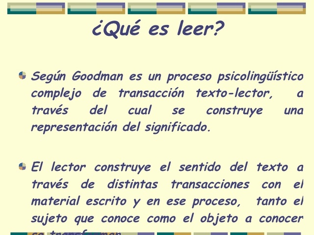 lectura según Goodman