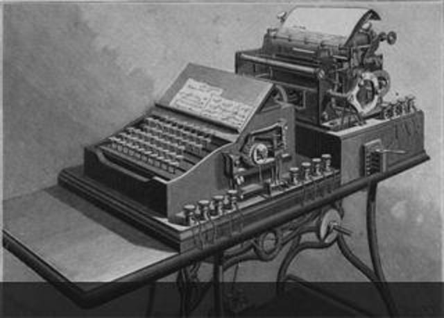 MAQUINA DE ESCRIBIR QUE IMPRIME.