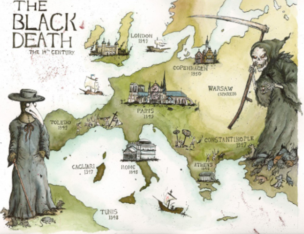Black Death in Europe